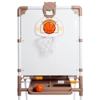 Доска знаний-мольберт двусторонний, цвет белый