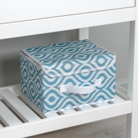 Короб для хранения Доляна &laquo;Лагуна&raquo;, 26&times;20&times;16 см, цвет бирюзовый