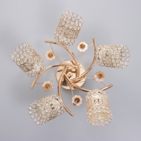 Люстра "Бэрри" 5х40Вт Е27 Золото МОДЕЛЬ: 2612376 Люстра "Бэрри" 5х40Вт Е27 Золото МОДЕЛЬ: 2612376