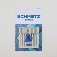 Иглы для бытовых швейных машин, универсальные, №80, 10 шт