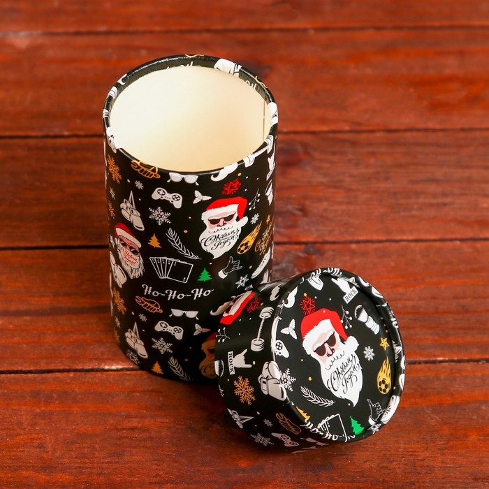 Коробка Коробка "Дед мороз" завальцованная без окна 8 х 14,5 см