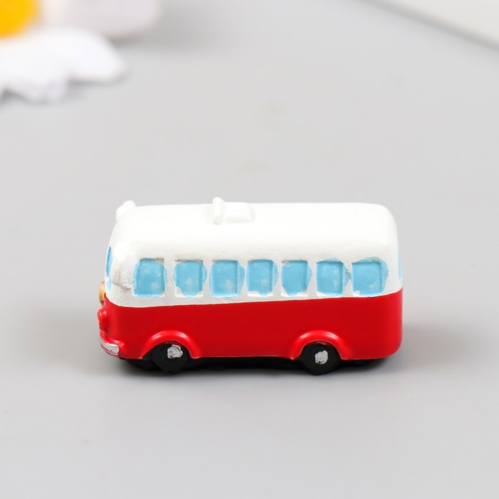 Фигурка для флорариума полистоун Фигурка для флорариума полистоун "Автобус" 4,4х2х2 см