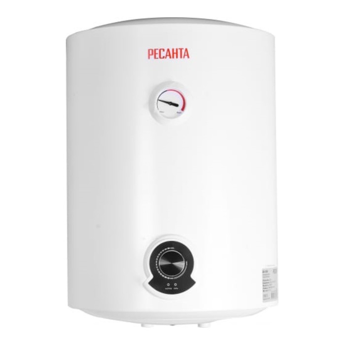 Водонагреватель "Ресанта" ВН-30К, накопительный, 1500 Вт, 30 л, белый