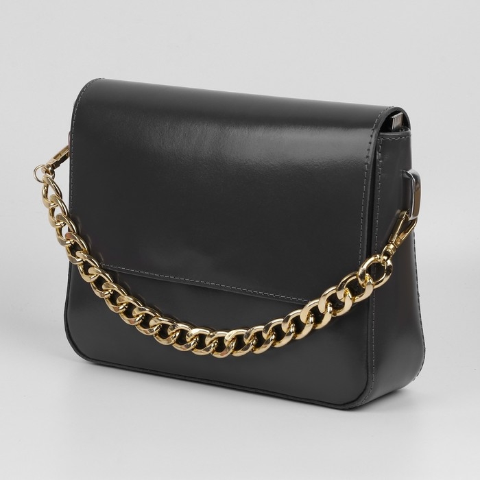 Цепочка для сумки, с карабинами, железная, 22 × 16 мм, 30 см, цвет золотой Цепочка для сумки, с карабинами, железная, 22 × 16 мм, 30 см, цвет золотой