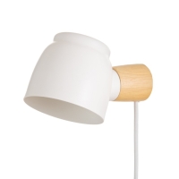 Бра "Норди" Е14 40Вт белый 11х10х19 см Бра "Норди" Е14 40Вт белый 11х10х19 см