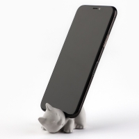 Подставка для телефона «Корги», серая, 6,5 х 5 см Подставка для телефона «Корги», серая, 6,5 х 5 см