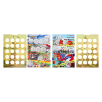 Альбом-планшет блистерный "Юбилейные 25-ти рублёвые монеты России", на 40 ячеек Альбом-планшет блистерный "Юбилейные 25-ти рублёвые монеты России", на 40 ячеек