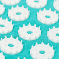 Аппликатор игольчатый &laquo;Большой коврик&raquo;, 242 колючки, изумрудный, 41 х 60 см.