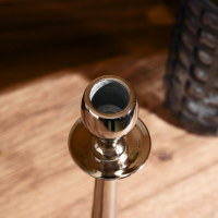 Подсвечник алюминий "Ампир" на 1 свечу 9,5х9,5х35 см Подсвечник алюминий "Ампир" на 1 свечу 9,5х9,5х35 см