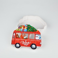 Коробка подарочная «Весёлая компания», 21 х 18 х 5 см, Новый год Коробка подарочная «Весёлая компания», 21 х 18 х 5 см, Новый год