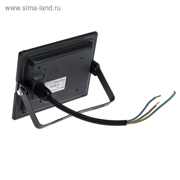 Прожектор светодиодный REV, 30 Вт, 6500 К, 2550 Лм, IP65 Прожектор светодиодный REV, 30 Вт, 6500 К, 2550 Лм, IP65