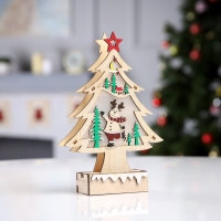 Светодиодная фигура «Олень на коньках» 13.5 × 20 × 4 см, дерево, батарейки AAAх2 (не в комплекте), свечение тёплое белое Светодиодная фигура «Олень на коньках» 13.5 × 20 × 4 см, дерево, батарейки AAAх2 (не в комплекте), свечение тёплое белое