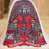 Шапка для бани "Старорусская" принт Шапка для бани "Старорусская" принт