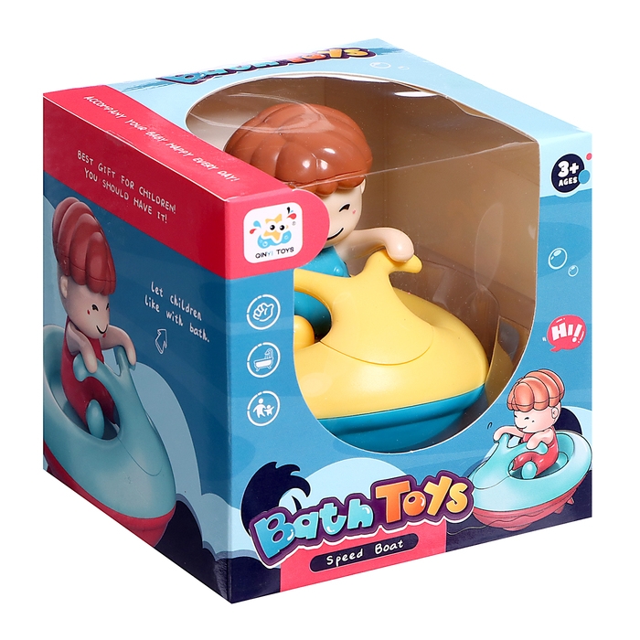 Заводная игрушка «Гидроскутер», водоплавающая, цвета МИКС Заводная игрушка «Гидроскутер», водоплавающая, цвета МИКС