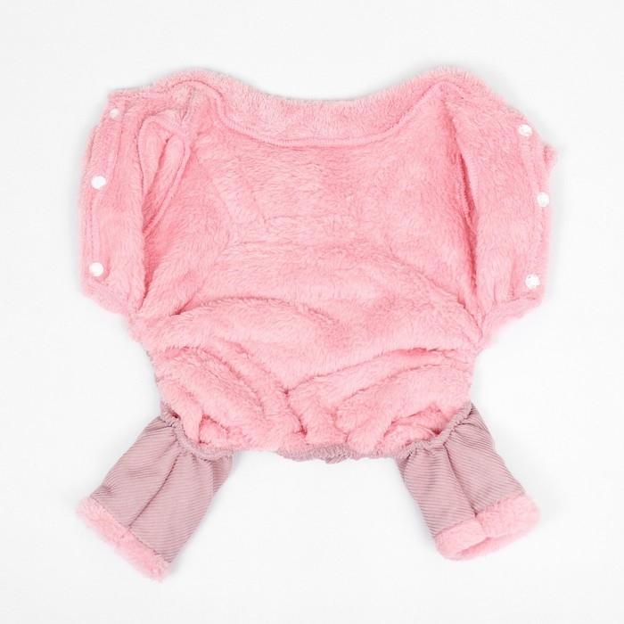 Комбинезон Комбинезон "Love", размер М (ДС 30 см, ОГ 40 см, ОШ 30 см), розовый