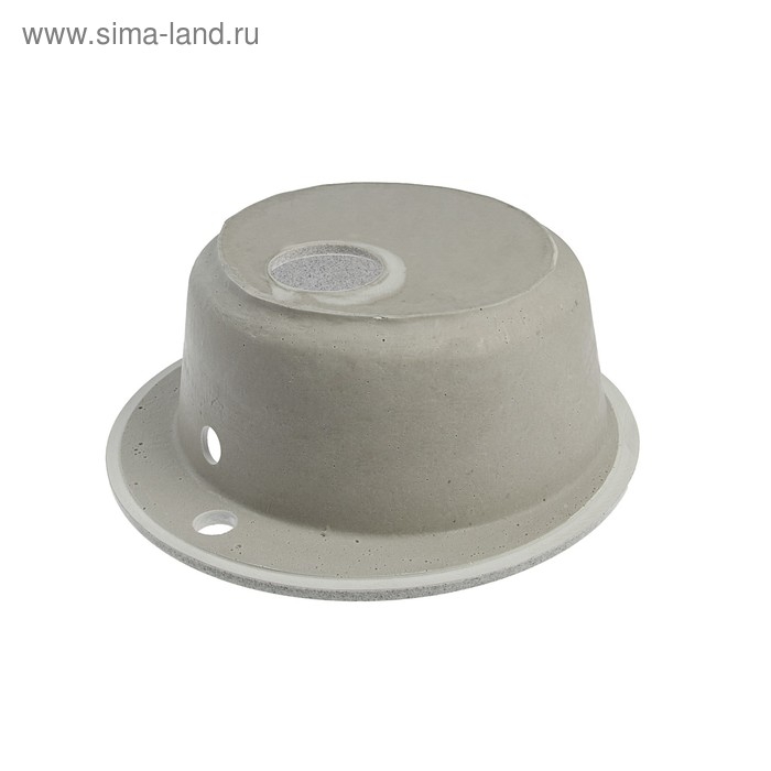 Мойка кухонная из камня MARRBAXX Виктори Z30Q10, d=475 мм, глянцевая, светло-серая