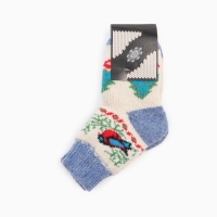 Носки детские шерстяные &laquo;Снегирь в лесу&raquo;, цвет белый, размер 16