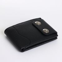 Портмоне мужское на магните, цвет чёрный Портмоне мужское на магните, цвет чёрный