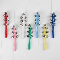 Погремушка с бубенцами «Весёлое настроение», цвета МИКС Погремушка с бубенцами «Весёлое настроение», цвета МИКС