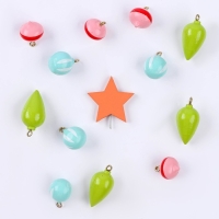 Новогодний сувенир &laquo;Красная ёлочка&raquo; 12 &times; 12 &times; 22 см