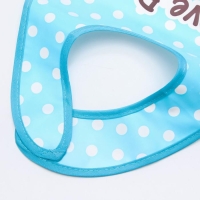 Нагрудник с карманом &laquo;Зверята&raquo;, непромокаемый, на липучке, цвета МИКС