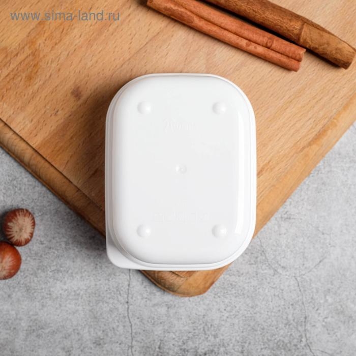 Ланч бокс прямоугольный FoodVibes &laquo;Улыбайся&raquo;, 150 мл