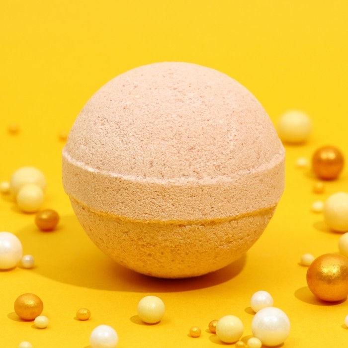 Бомбочка для ванны, 120 г, аромат ванильного мороженого, TeenBee