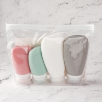 Набор для хранения, в чехле, 4 предмета, 60/90 мл, разноцветный Набор для хранения, в чехле, 4 предмета, 60/90 мл, разноцветный