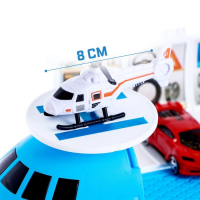 Самолёт - парковка &laquo;Авиабаза&raquo;, с 4 машинками и вертолётом