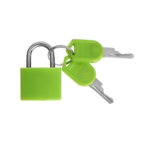 Замок навесной для чемодана, малый, зеленый Замок навесной для чемодана, малый, зеленый