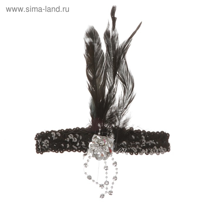 Карнавальная повязка &laquo;Леди&raquo;, детская, 52-54 см