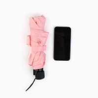 Зонт женский механический, 8 спиц, d=95, розовый минимализм