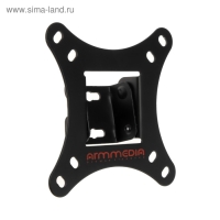 Кронштейн ARM Media LCD-02, для ТВ, наклонный, 15-32", 30 мм от стены, черный Кронштейн ARM Media LCD-02, для ТВ, наклонный, 15-32", 30 мм от стены, черный