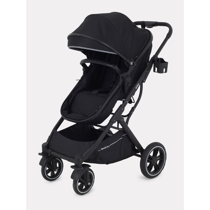 Коляска детская трансформер 2 в 1 RANT basic &laquo;PULSAR&raquo; RA160, цвет черный