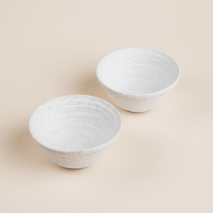 Набор салатников керамических SL Home &laquo;Арена Бланка&raquo;, 350 мл, d=12,5 см, цвет белый