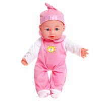 Пупс &laquo;Малышок&raquo; со стульчиком для кормления и аксессуарами, плачет, смеётся, говорит: &laquo;мама&raquo; &laquo;папа&raquo;