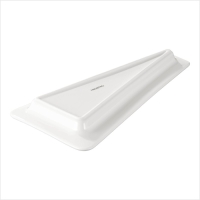 Блюдо фарфоровое для подачи Magistro Сrotone, 33,4&times;15,8&times;2,5 см, цвет белый