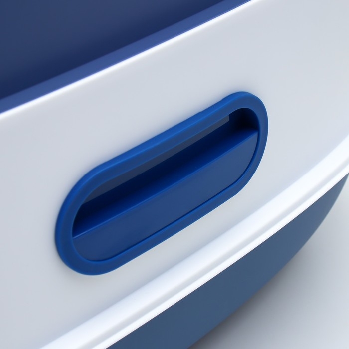 Туалет закрытый с УФ-лампой для уничтожения запаха 39 х 56 х 40 см, синий Туалет закрытый с УФ-лампой для уничтожения запаха 39 х 56 х 40 см, синий