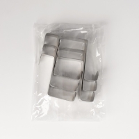 Крючки на дверь металлические Доляна &laquo;Минимализм&raquo;, 6 шт, цвет серебристый