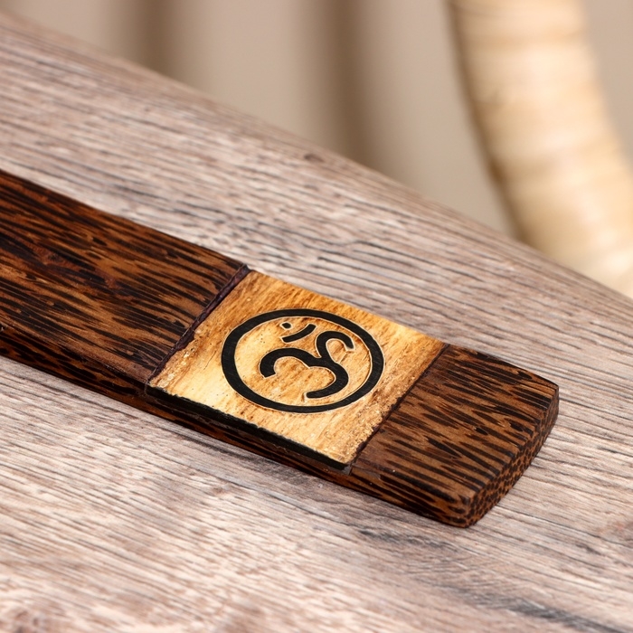 Подставка под благовония Подставка под благовония "Ом" пальма, рог 25 см