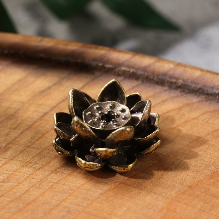 Подставка для благовоний Подставка для благовоний "Цветок лотоса", 3 х 1,5 см