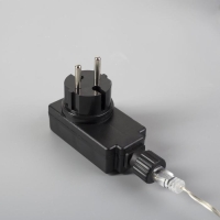 Светодиодная фигура &laquo;Снеговик в цилиндре&raquo; 25 &times; 60 &times; 25 см, акрил, 50 LED, 24 В, свечение белое