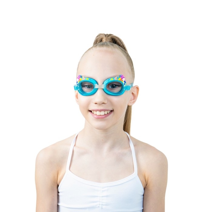 Очки для плавания детские ONLYTOP &laquo;Русалки&raquo;, цвет МИКС