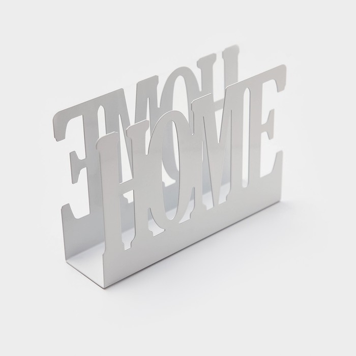 Салфетница Доляна Home,15&times;4&times;10 см, цвет белый