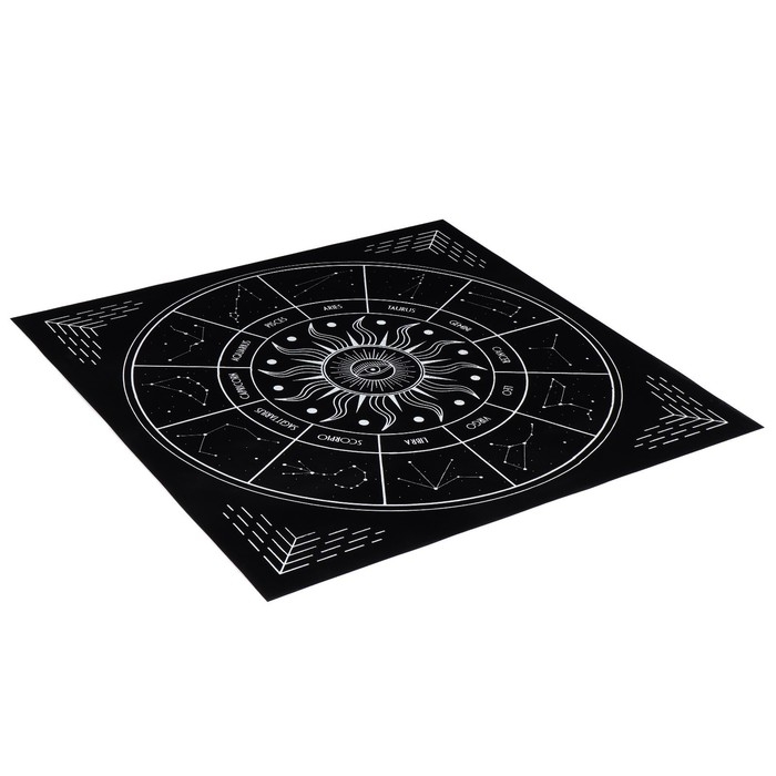 Скатерть для гадания бархатная &laquo;Звездный путь&raquo;, 50х50 см, 16+