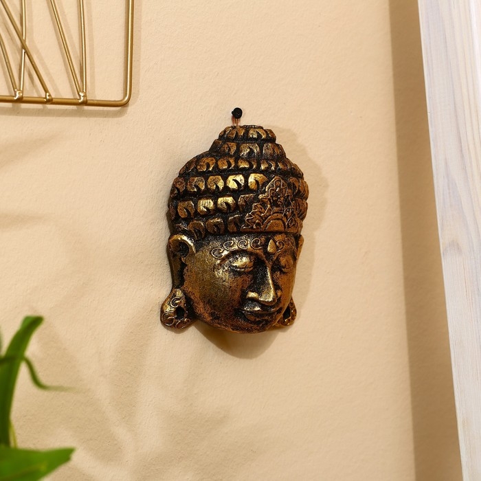 Сувенир "Голова Будды" албезия 15 см