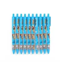 Автоматическая матовая шариковая ручка "Капибара", 0,7 мм