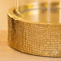 Подсвечник "Капсула" 18х18х25 см, алюминий