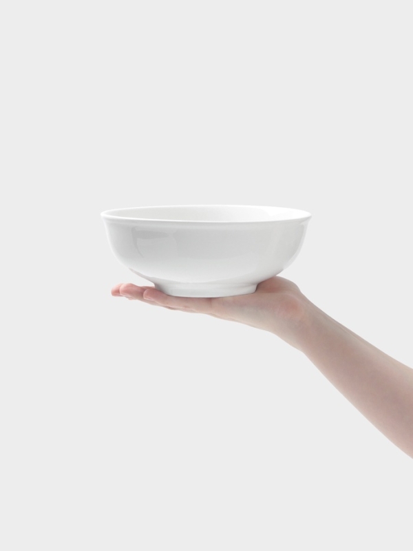 Тарелка глубокая Hanna Kn&ouml;vell, d=18.5 см, фарфор, белая