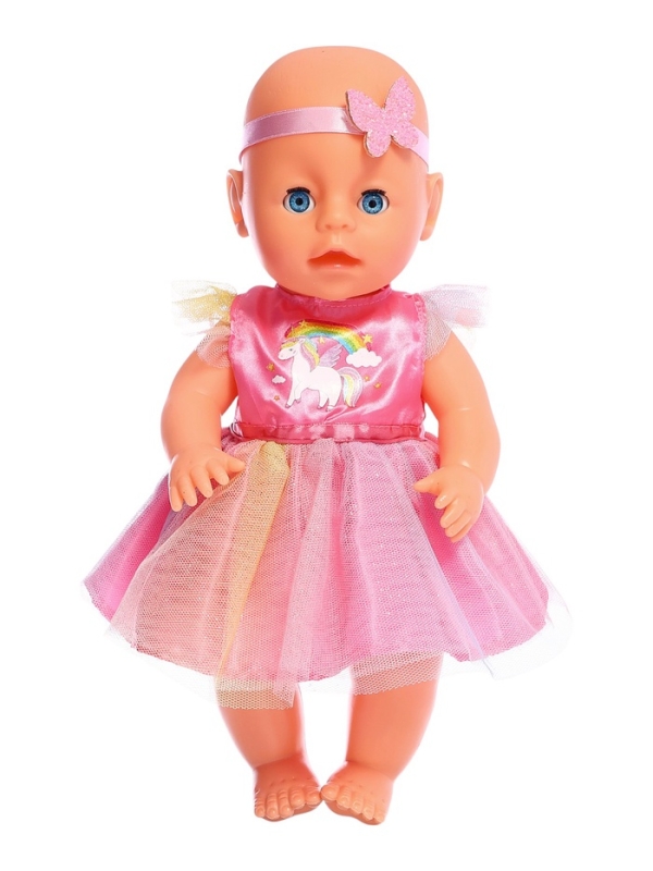 Кукла интерактивная "Анечка" 30 см, Шаинский музыка 100 фраз, 4 акс, Y30BB-UNICORN-24-RU